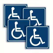 Mindervalide Sticker – Internationaal Symbool