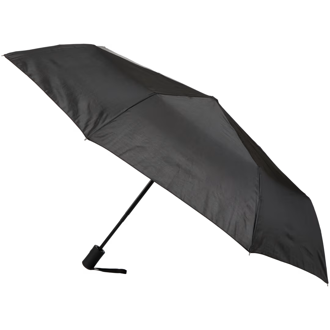 Compacte Opvouwbare Paraplu – Zwart
