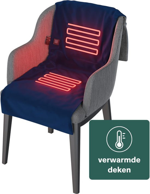 Elektrische Warmtedeken voor Stoel – Comfort Verwarmingsdeken (Meerdere Kleuren)