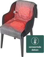 Elektrische Warmtedeken voor Stoel – Comfort Verwarmingsdeken (Meerdere Kleuren)